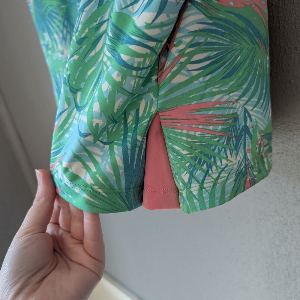 Ruby Rd. Tropical Print Golf / Tennis Mini Skort - XLP - Picture 2 of 11